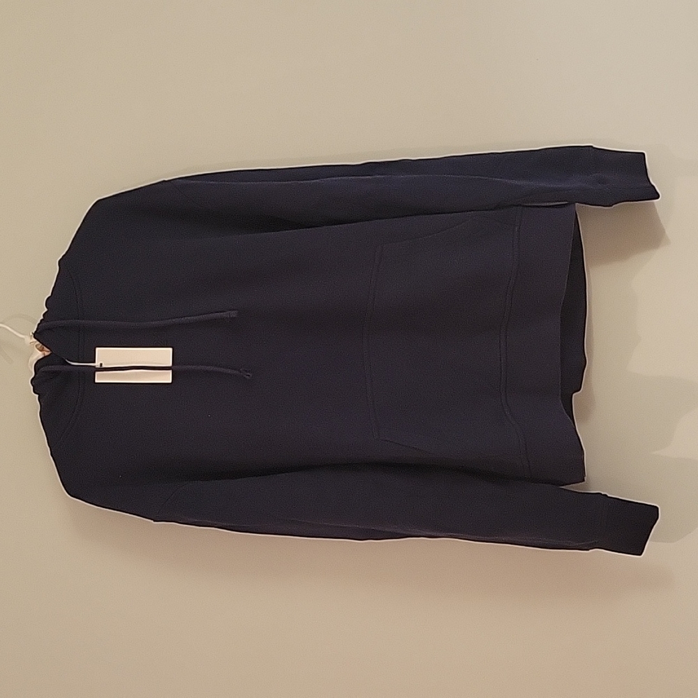 424 Navy Blue Hooded Sweatshirt - Mens Small